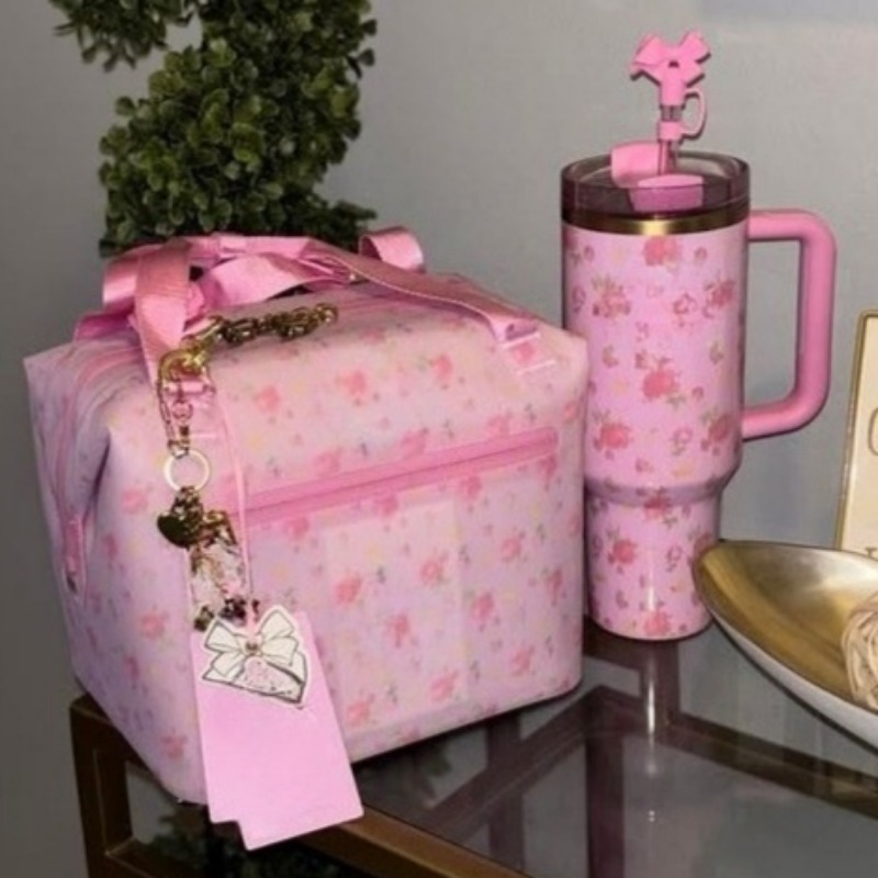 US STOCK Cooler Lunch Bag Box All Day Julienne Mini Soft 10-Can 40oz Water Bottle Tumblers Bag 12-Colors Cooler Travel Cooler Bags Chridtmas gift
