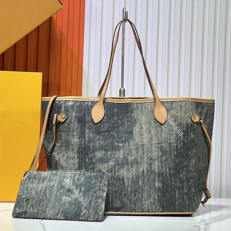 Designer Luxury women HandBag Shoulder bag denim canvas tote bag Large capacity commuter bag Underarm bag Office work package travel bag messenger bag laptop bag