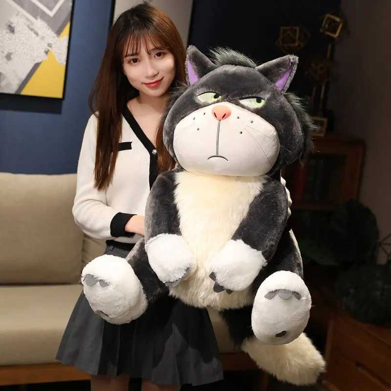 High Quality Cat Lucifer Plush Soft Filling Animal Sitting Doll Bed Decoration Backpack Pendant Childrens Toy Birthday Gift C250925