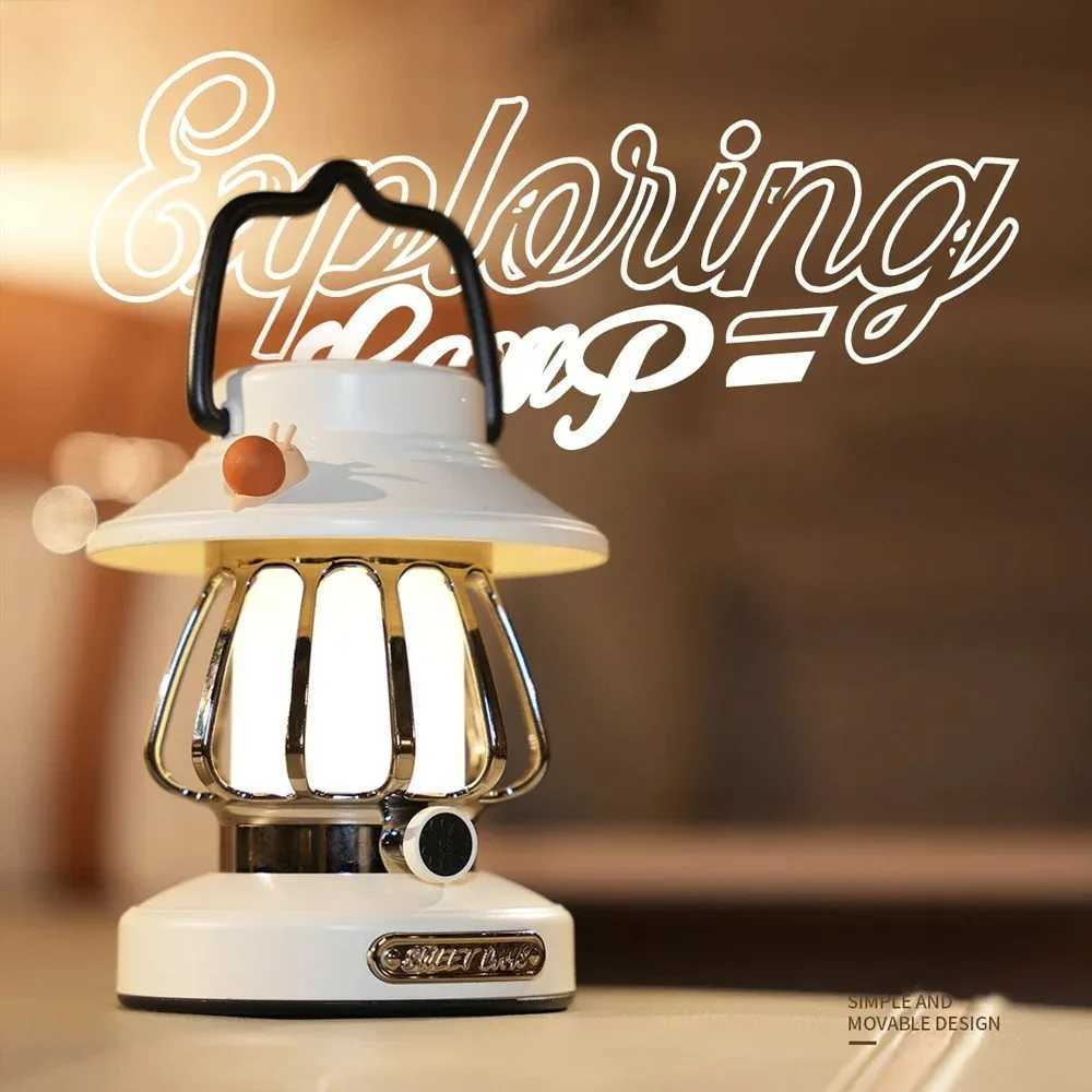 Retro Portable Camping Lantern 1500K3000K color temperature Kerosene Camp Lamp 3 Lighting Modes Tent Light for Hiking Climbing J250925