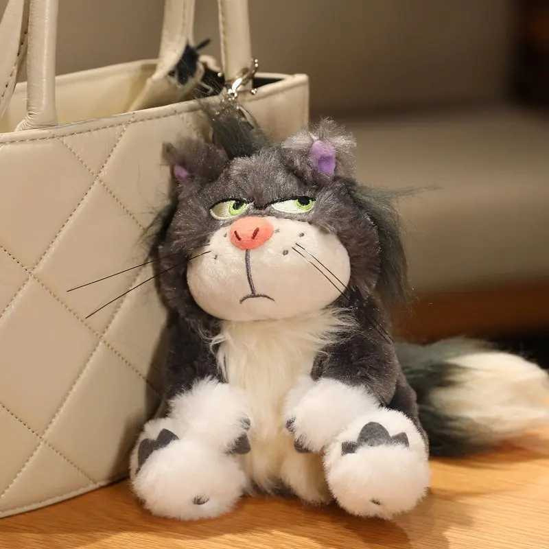 High Quality Cat Lucifer Plush Soft Filling Animal Sitting Doll Bed Decoration Backpack Pendant Childrens Toy Birthday Gift C250925