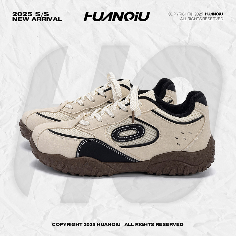 HUAN QIU Free shipping Designer Casual Shoes Casual shoes mesh breathable men shoes with increased height inside