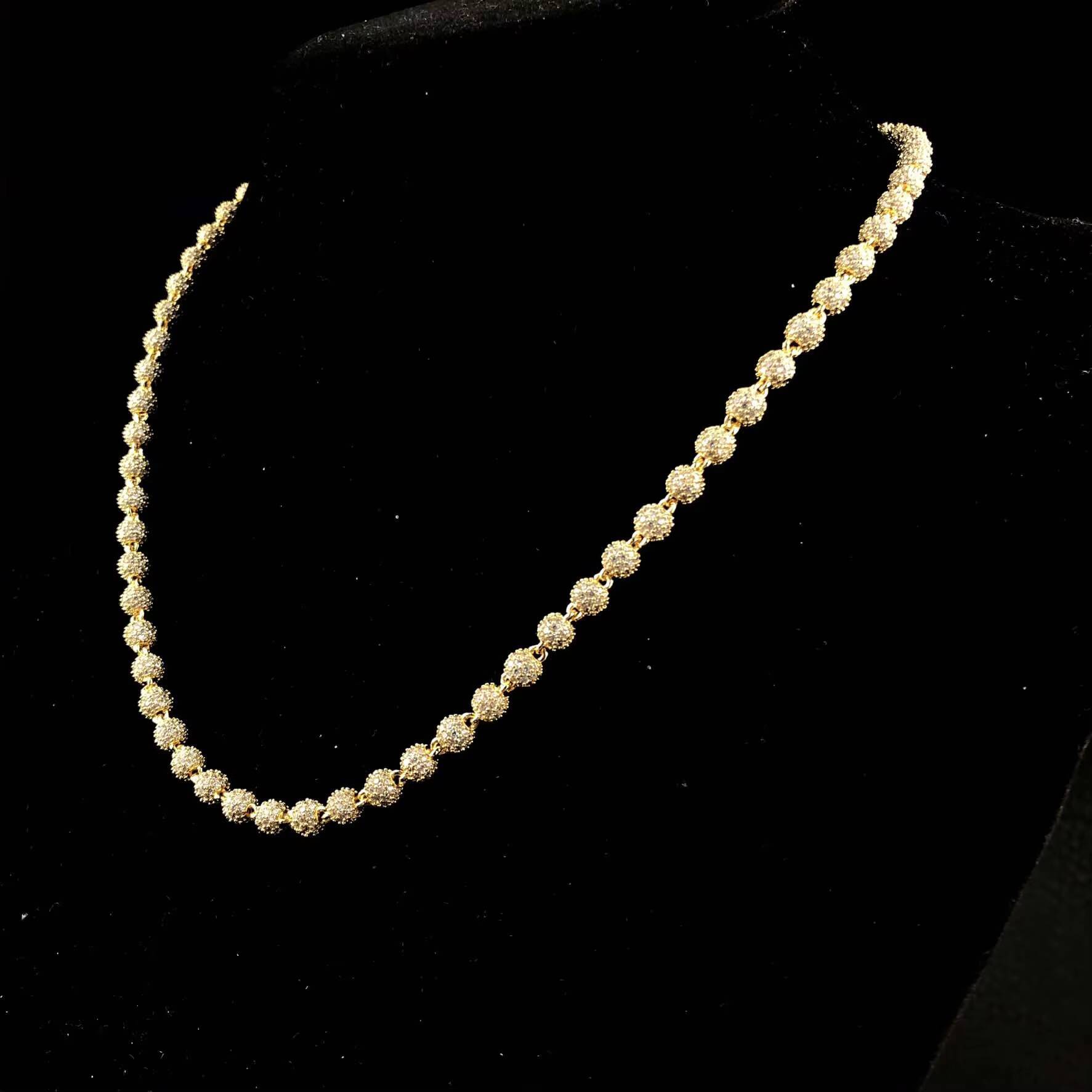 YSS Jewelry Fashion Jewelry 2021 4mm Iced Ball Chain