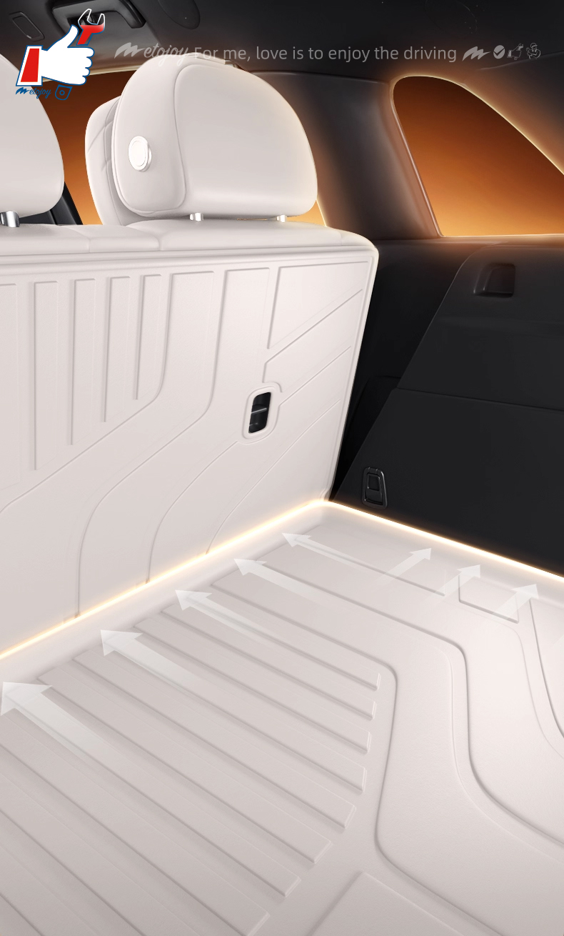 For LYNK&CO Z20 2025 Car Trunk Mat Custom Fit Cargo Mat 3D Shaped Trunk Liner TPE Trunk Protection Mat Chair-Back Protection Mat Rear Trunk Mat Easy C