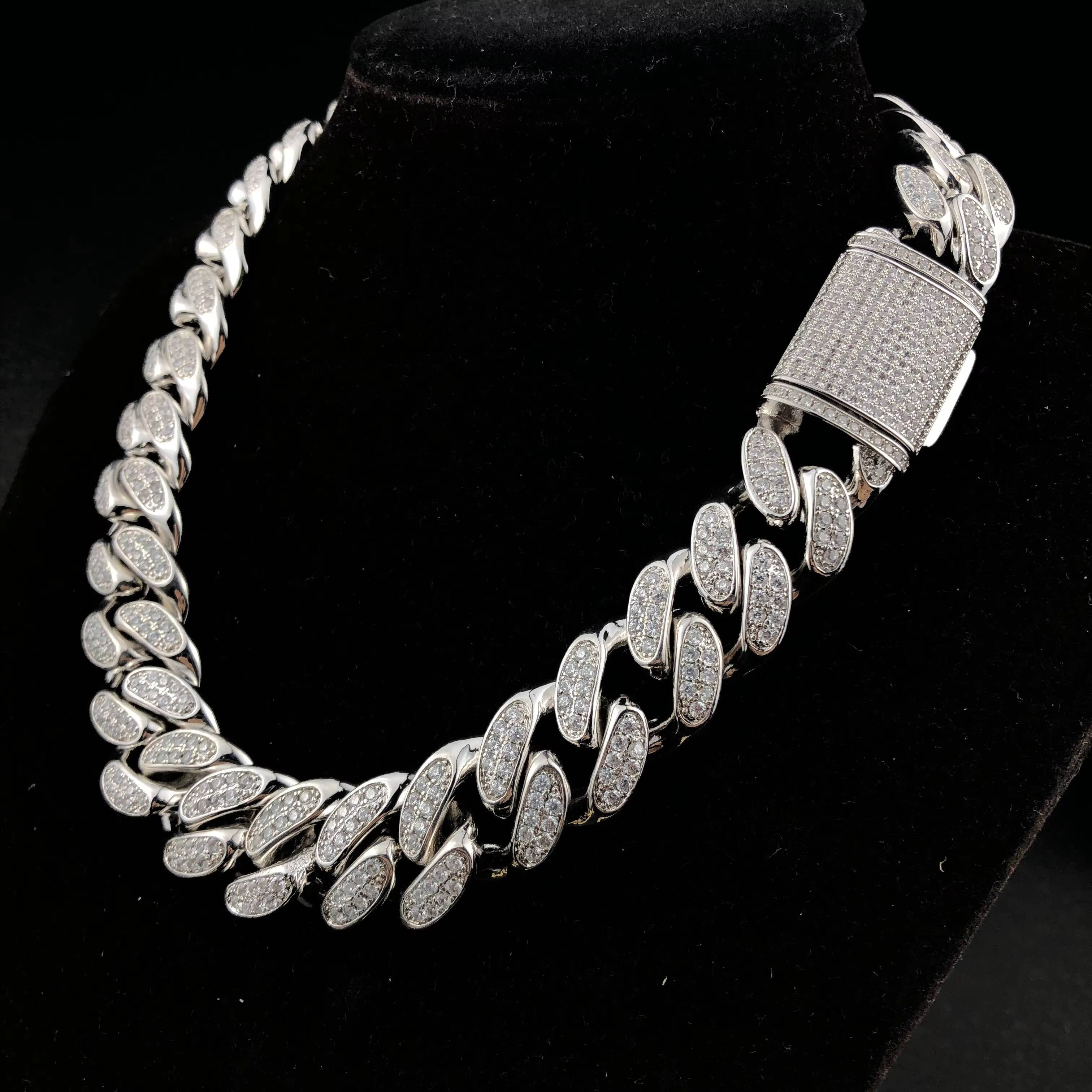 YSS Jewelry New Arrival 19mm Diamond Cuban Chain