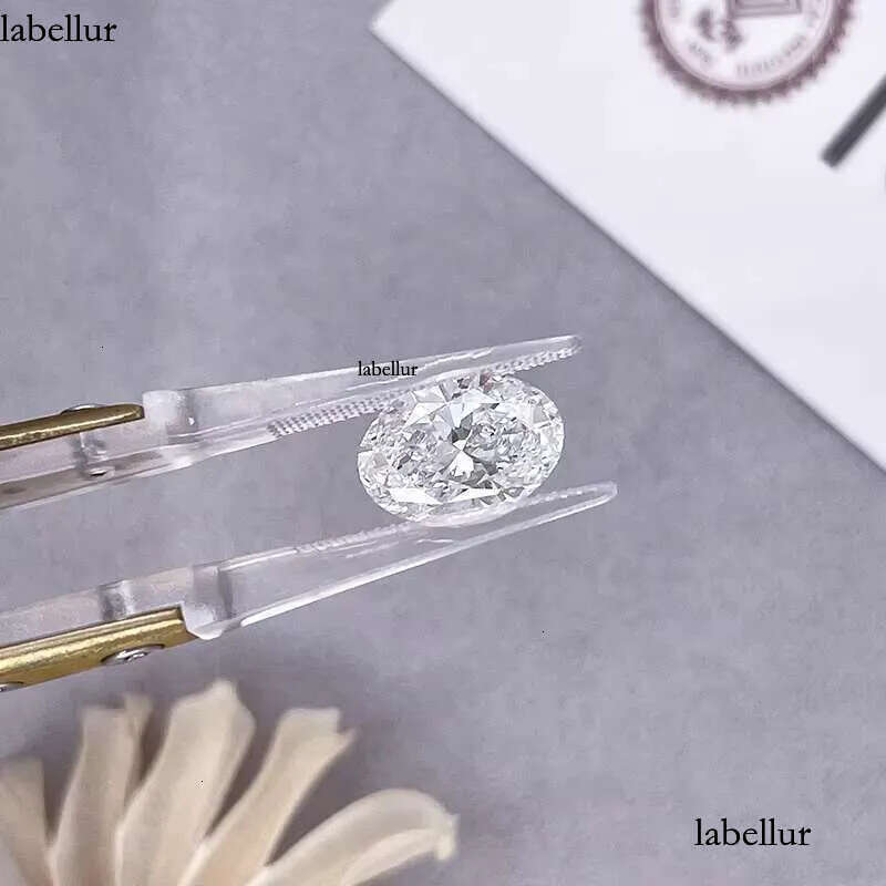 Loose Dia IGI GIA Certificate 1ct 2ct 3ct Oval Cut HPHT CVD Lab Grown Dias