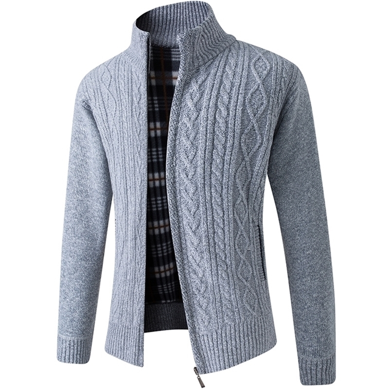 Men's Sweaters Men's Sweaters Autumn Winter Warm Zipper Cardigan Sweaters Man Casual Knitwear Sweatercoat male clothe 220906