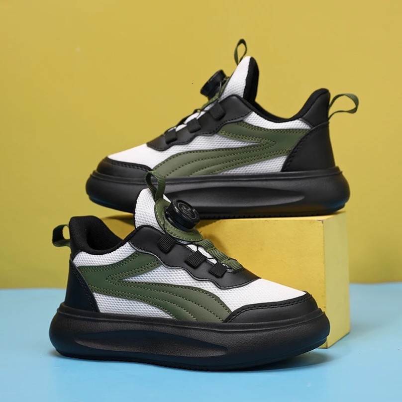 Fashion Casual Skateboard Shoes For Boys Girls Spring Breathable Mesh Kids Trainers Original n Knob Childrens Sports Shoes 250613