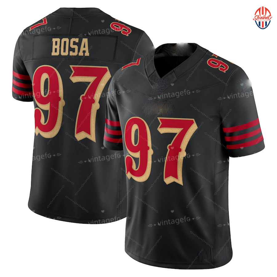 Season 2025 49 New Models Nick Bosa 97Christian McCaffrey23 George Kittle85 Kyle Juszczyk44 Brock Purdy13 Fred Warner 54 Trent Williams 71 Football je