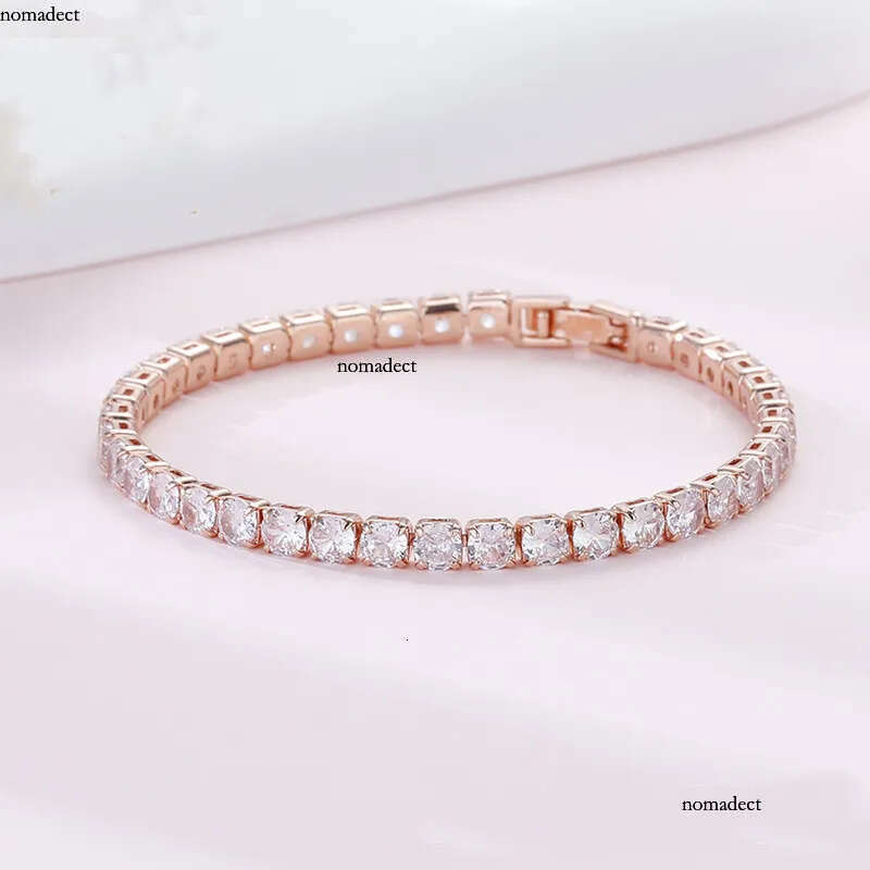Wholesale VVS Men Moissanite Bracelet Sterling Sier Necklace Tennis Chain 9f