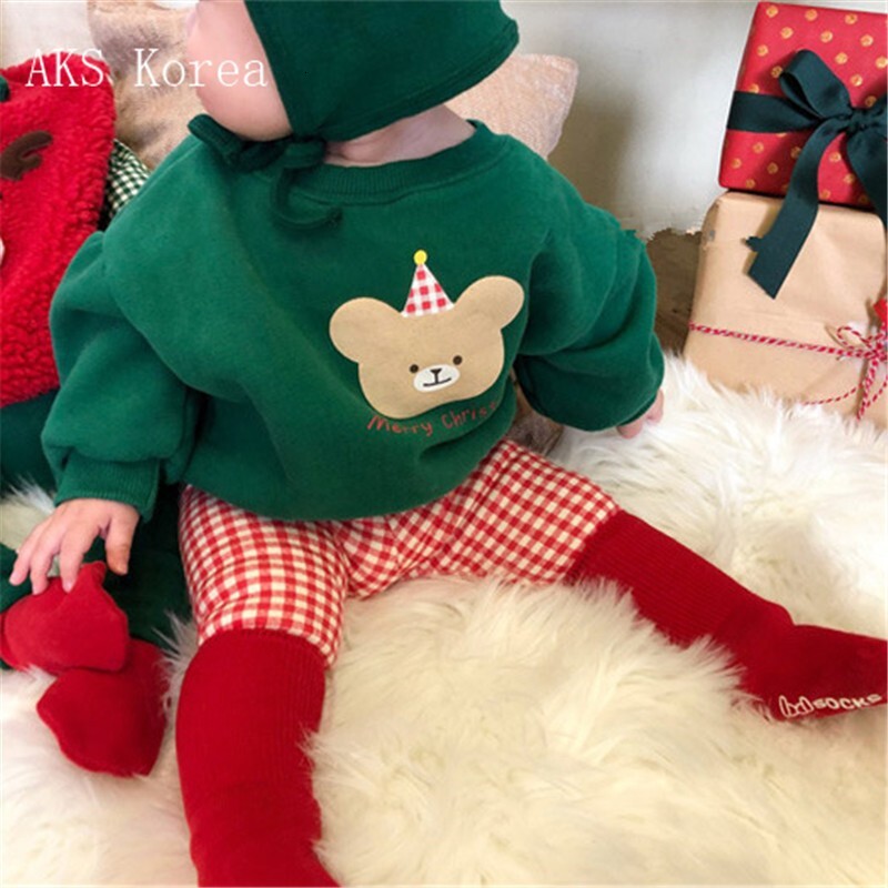 Winter Girls' Fleece Sweatshirt Children's Cartoon Casual Top Boys' Korean Style Loose Pullover Clothing