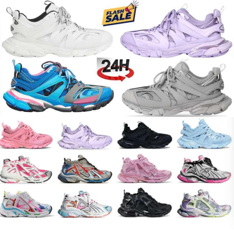 Designer Track 3.0 shoes sneakers for womens casual sport shoe White Black Green Pink Blue Grey Platform Runners Tracks 3 mens trainers couple's style 36-45