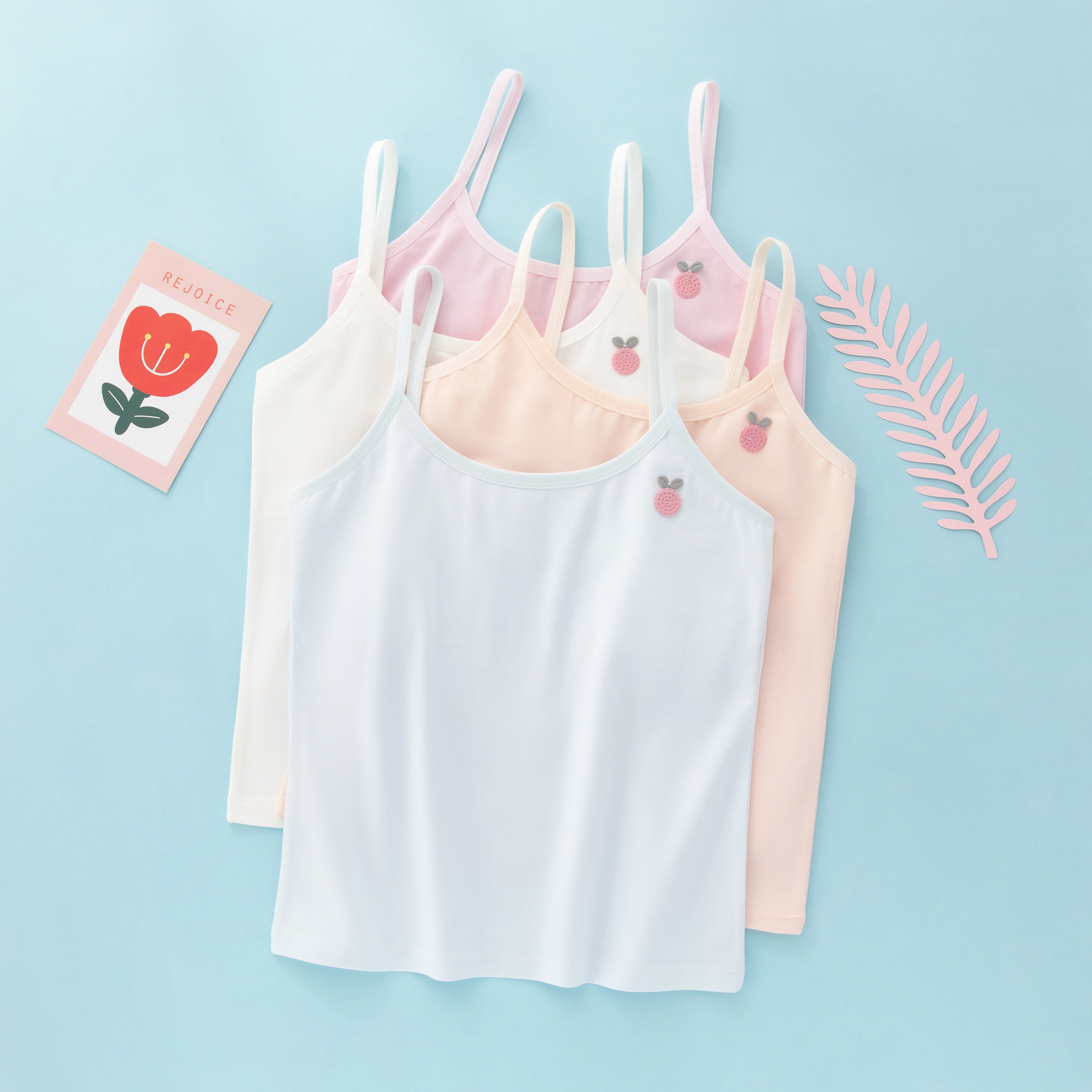 Comfort-Focused Cotton Girl's Sports Bra: Perfect Fit & Support for Kids hot-sale products
