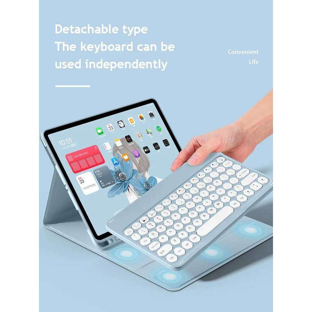 Covers For Keyboard Case for iPad 9th 10th 10.9 Generation Pro 12.9 11 Inch Air 5 4 2022 10.2 8th 7th Magic Funda