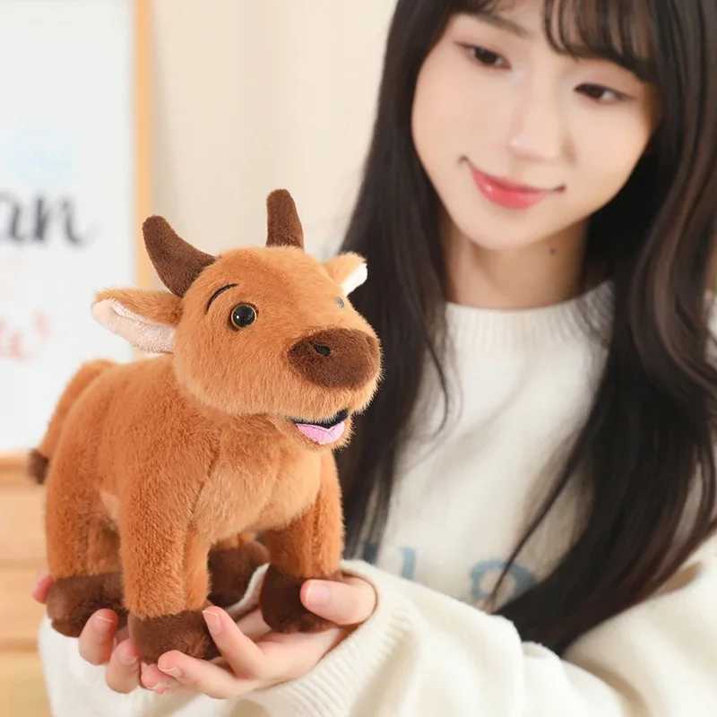 2540cm Cattle Animals Plush Toys Early Childhood Education Props Doll Cute Bull Scalper Ox Cattle Soft Stuffed Pillow Gifts C250925