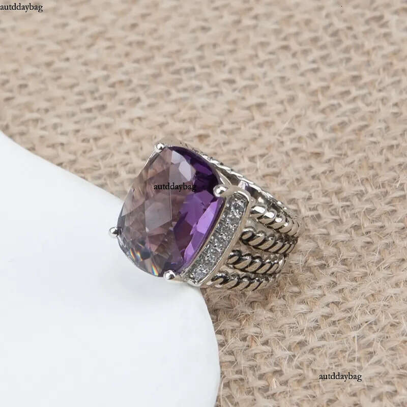 Colored Large Dia New Collection Vintage Zircon Fashion Ring Ladies Memorial Day Gift
