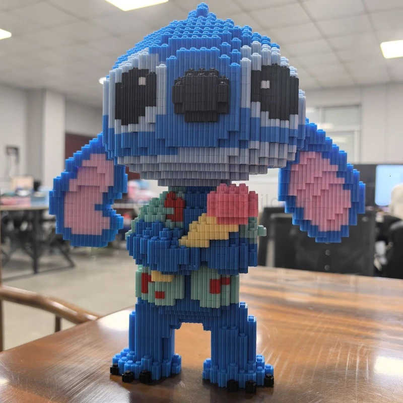 Disney 3000pcs Stitch Building Block Toy Set for Boys and Girls Birthday Christmas Childrens Adult Gift Toys Rapid Delivery H250925