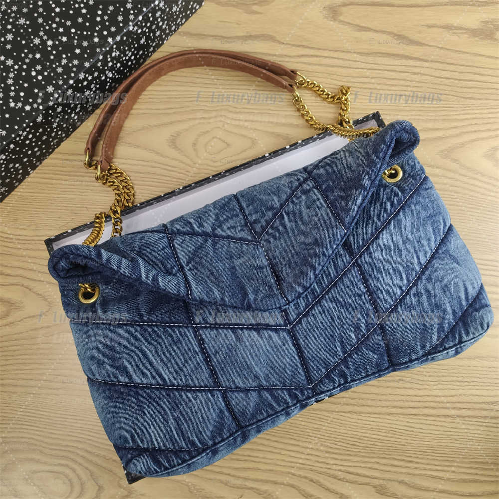 Denim Bag Designer Style yslwenlys purse Purses designer bags designers bag Handbag wallets UPTOWN crocodile embossed glossy leather clutch Envelope wallet