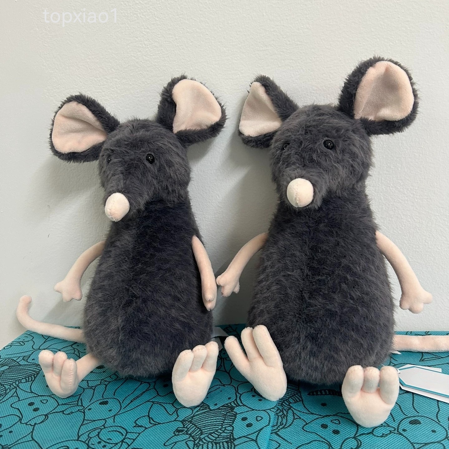 Dolls Lachlan Sad Rat Plush Doll Children's plush toys Cute cartoon Lackland sad mouse plush toy soothing doll Gifts with tags