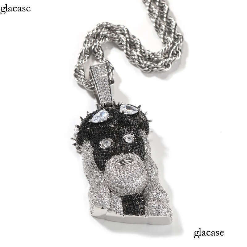 Hip Hop Vintage Jesus Pendant Necklace 5A Zircon Religious Jewelry Sweater Chain