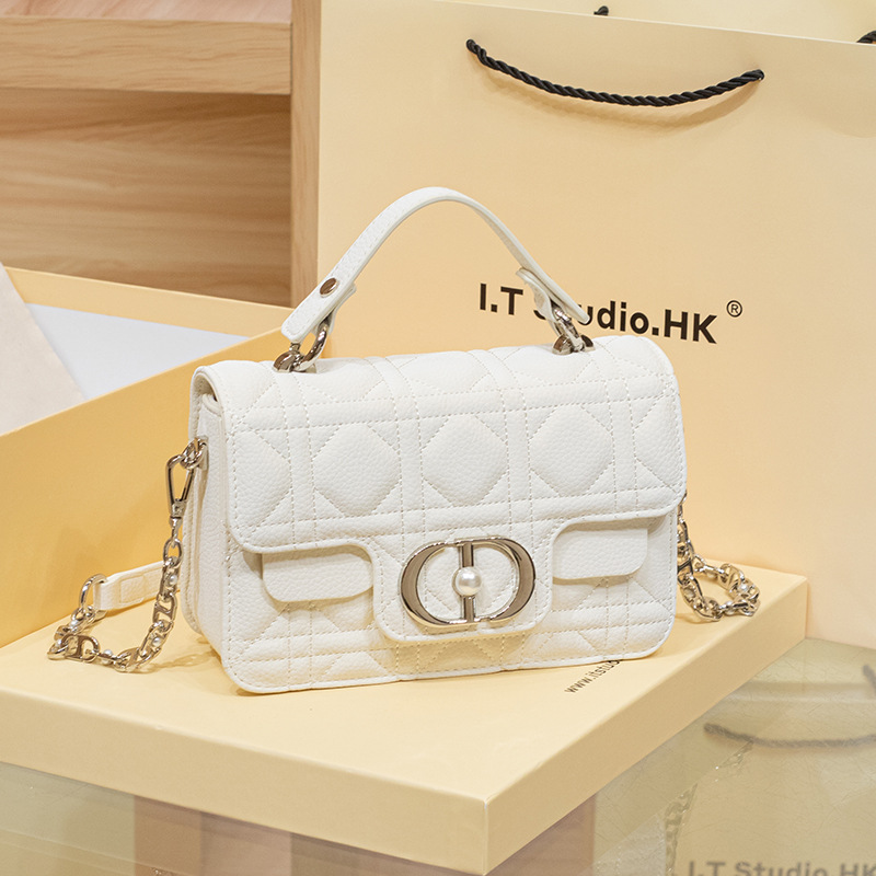 LORDLY KNACK designer bag light luxury genuine leather New trendy and fashionable chain bag single shoulder handbag for women