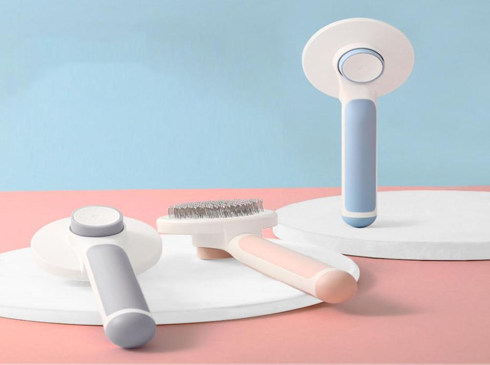 Cat Supplies Self Cleaning Slicker Brush for Dog and Cats Removes Undercoat Tangled Hair Massages Particle Pet Comb Improves Circu6369829