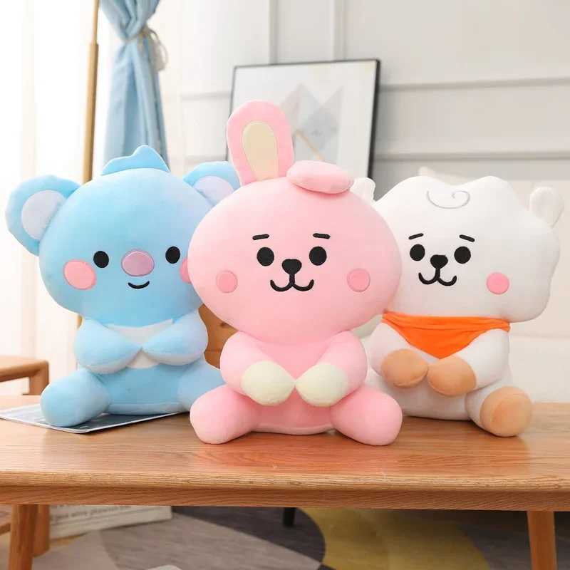 Soft BTS Cuddly Plushies Bangtan Boys CHIMMY TATA COOKY Plushies Korean Style Cartoon Doll Throw Pillow Birthday Gifts Girl Kids C250925