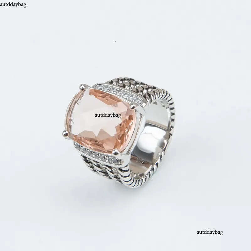 Colored Large Dia New Collection Vintage Zircon Fashion Ring Ladies Memorial Day Gift