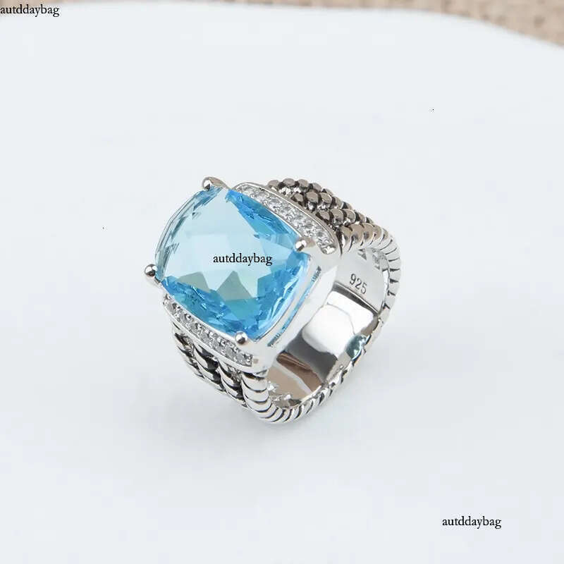 Colored Large Dia New Collection Vintage Zircon Fashion Ring Ladies Memorial Day Gift