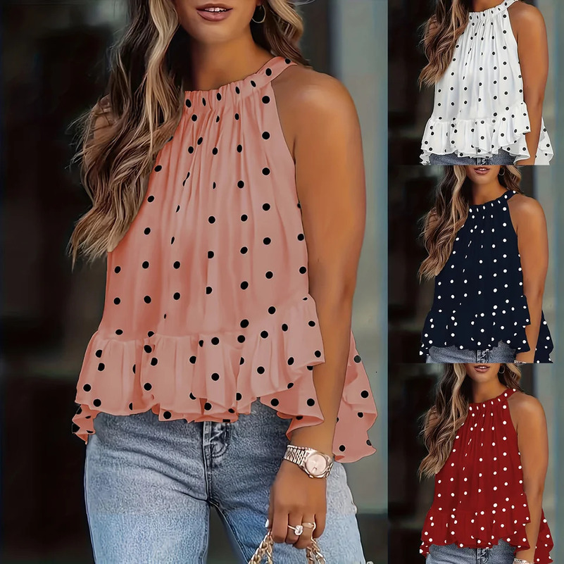 Plus size womens spring and summer fresh fashion strapless solid color elegant city vest suspension 250402