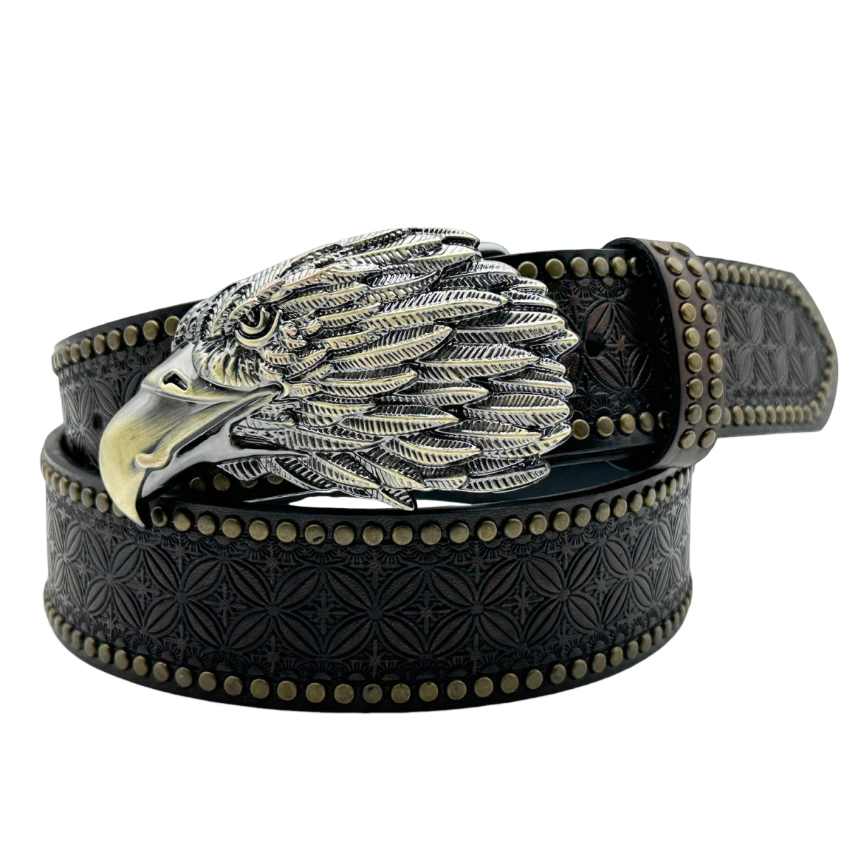 Designer Belt Eagle Buckle Belt Rivet Embossed Belts Men Women Leather Belts Luxury Belt Buckle Fashion Smooth Buckle Belt With Strap AP6988