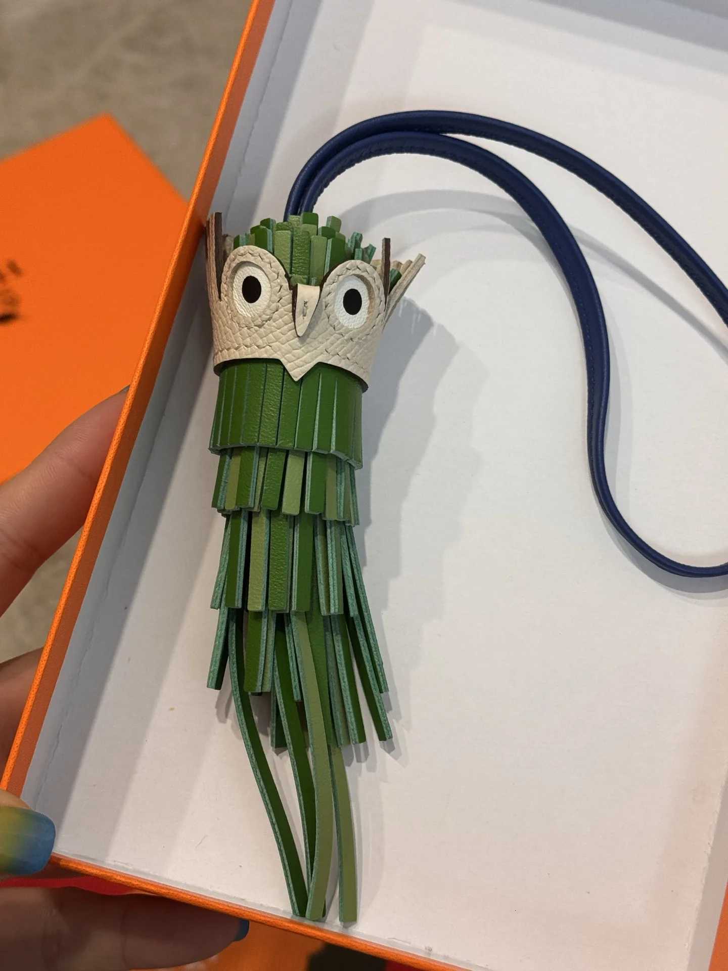 Highend Fashion Owl Bag Pendant Keychain Brand New Small and Exquisite Mah Various Bags Handmade Men and Wen Luxury Gifts Y250925hk