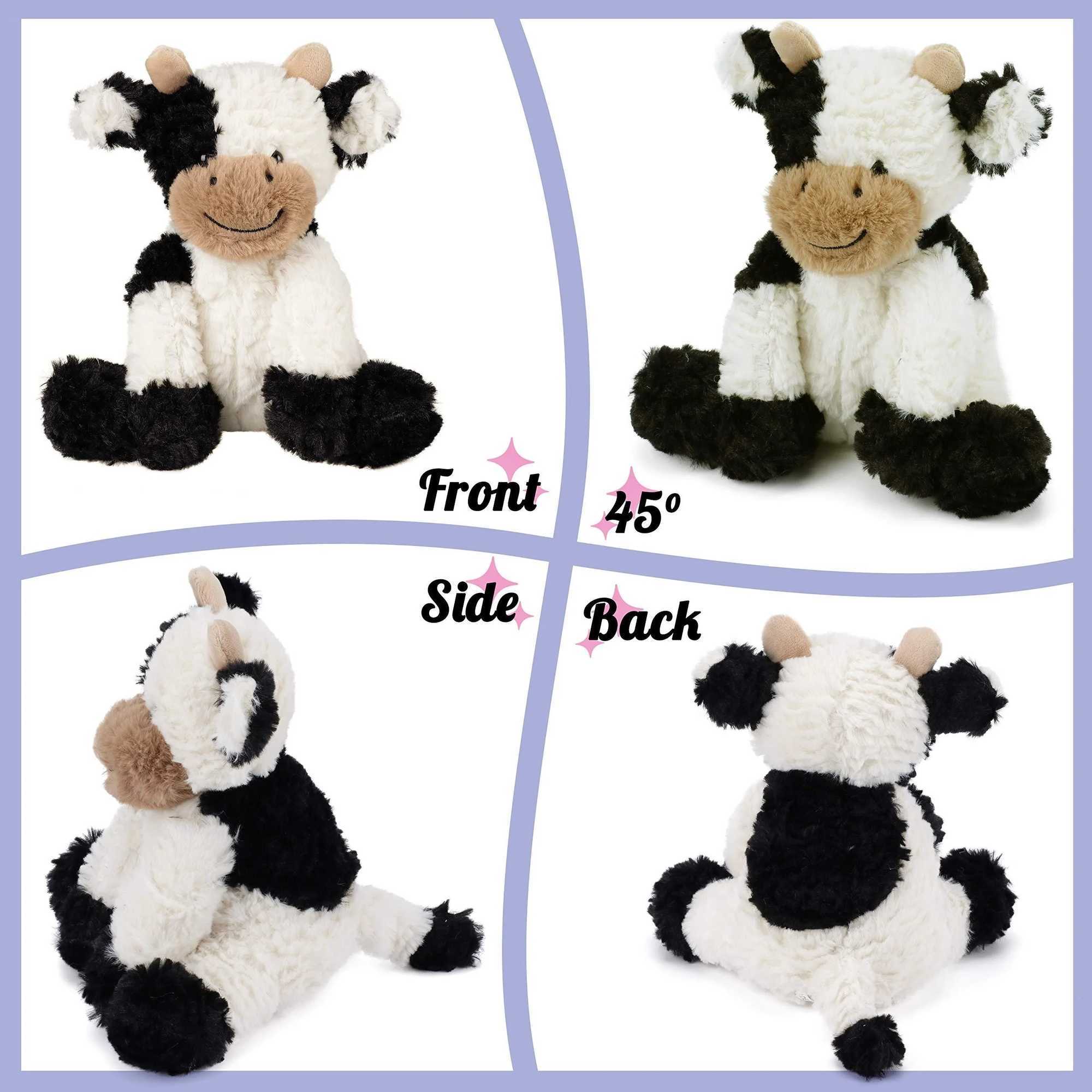 787in Cuddly Cow Plush Toy Soft Snuggly Stuffed Animal for Children Cute Silly Cow Doll Kawaii Cattle Plush Kids Birthday Gifts C250925