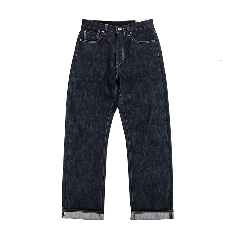 Men's Jeans Men's denim mid rise 23OZ thick -selling denim Bukleback straight Amekaji denim motorcycle freight pants 230412