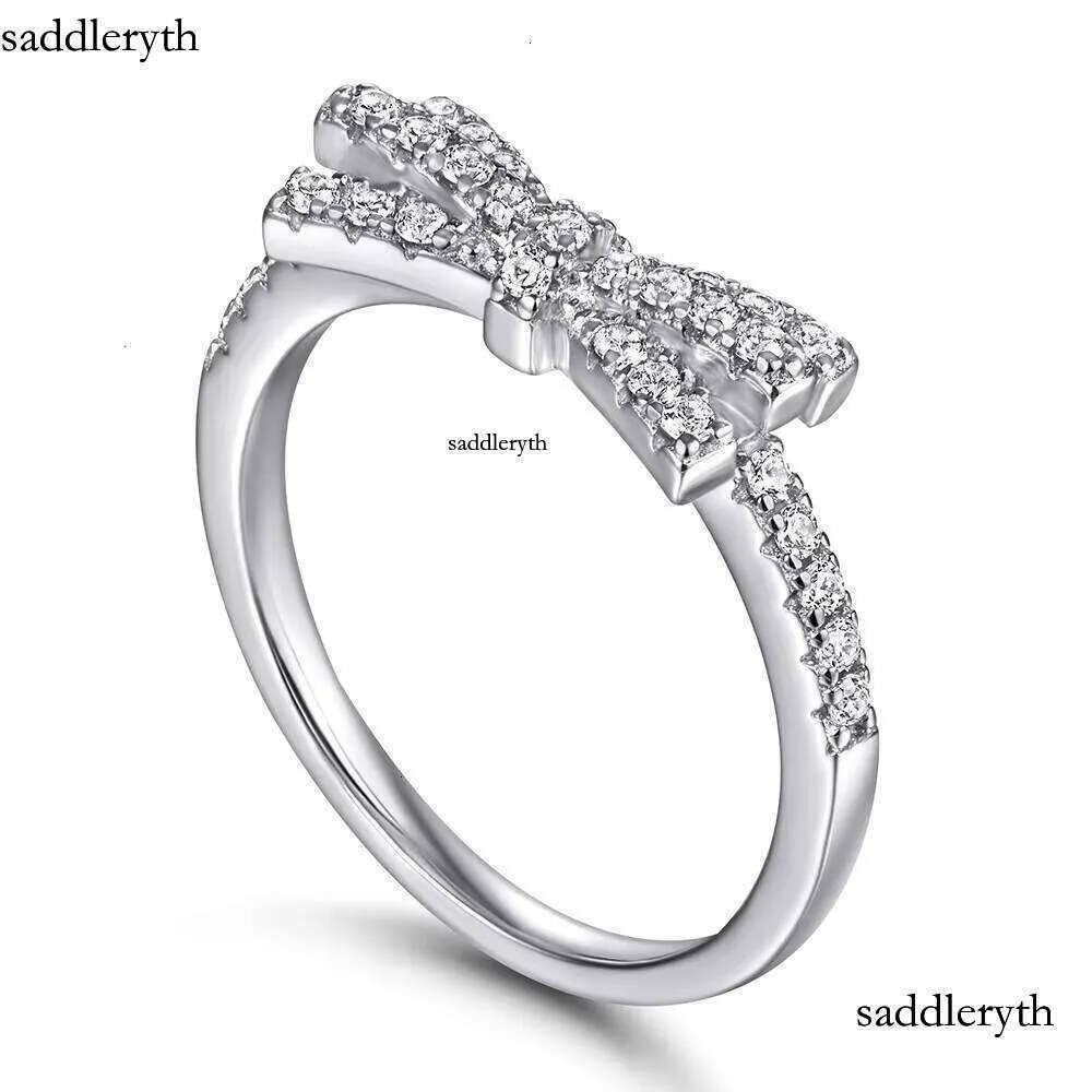 Custom Butterfly Shape Ring Moissanite or Zircon Gold Plated Jewelry Sterling for Woman Rings Sier ea