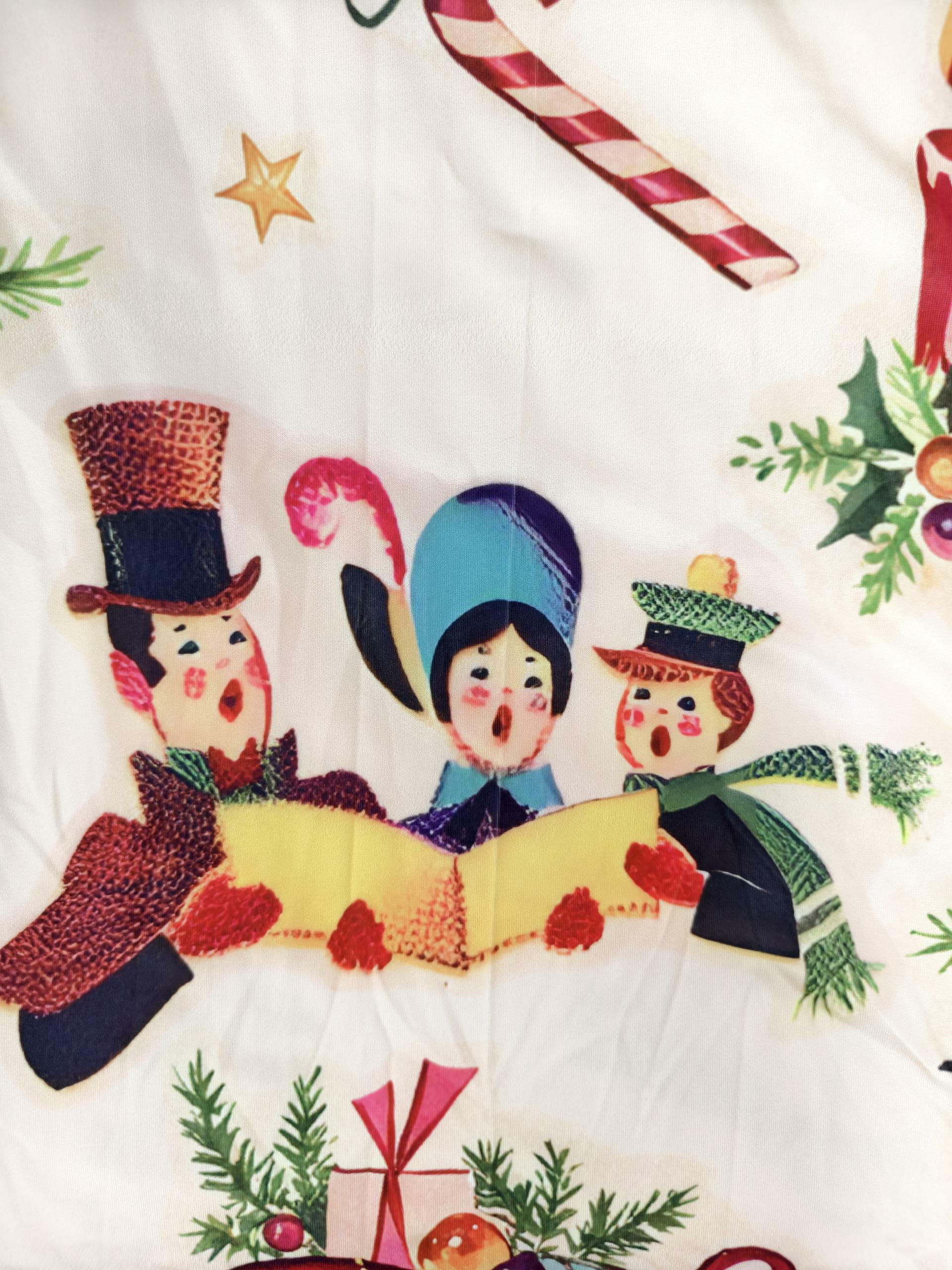 Chic Festive Design Ladies Jogger Style Ankle Length Bottoms Featuring Storage Compartments-CF41031