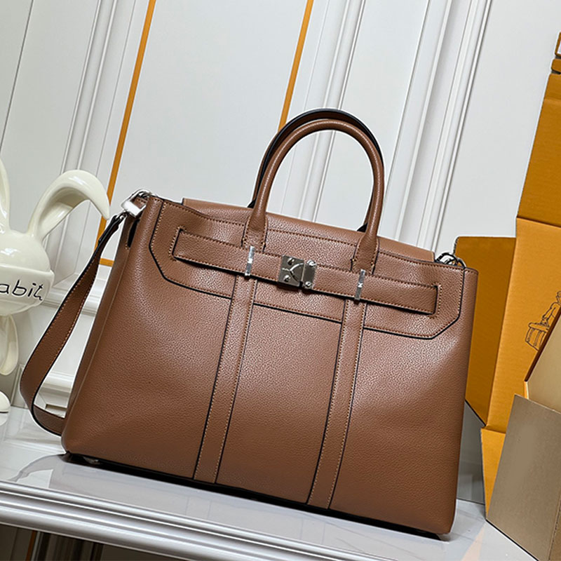 designer bag tote medium handbag bags designer women bolso de diseno cowhide leather large capacity tote bags classic letter print hardware buckle top quality 40cm