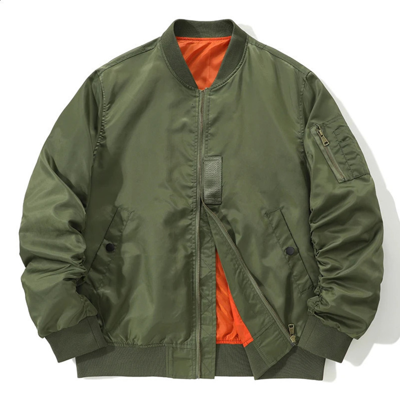 Wholesale Outdoor Flight Jackets Mens Baseball Uniform Style Fashion Waterproof Plus Size BomberJK06 240816