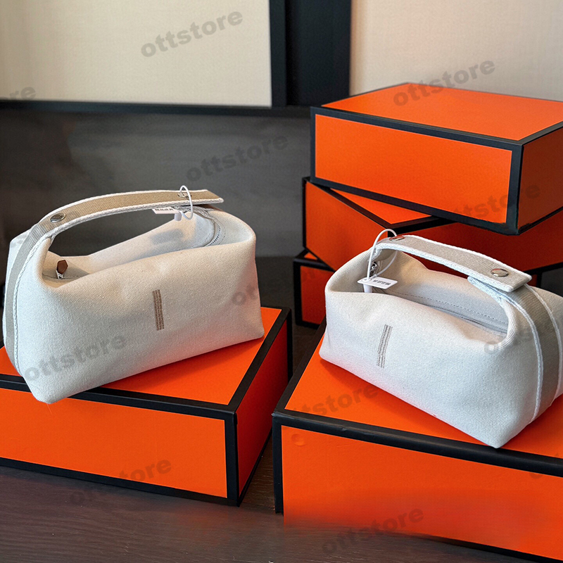 Canvas cosmetic bag Luxury Make Up Bag Waterproof Womens Designer Makeup Bags Pouch Mens Fashion Top Handle Cosmetic Bags Zipper Wash Toiletry Bags