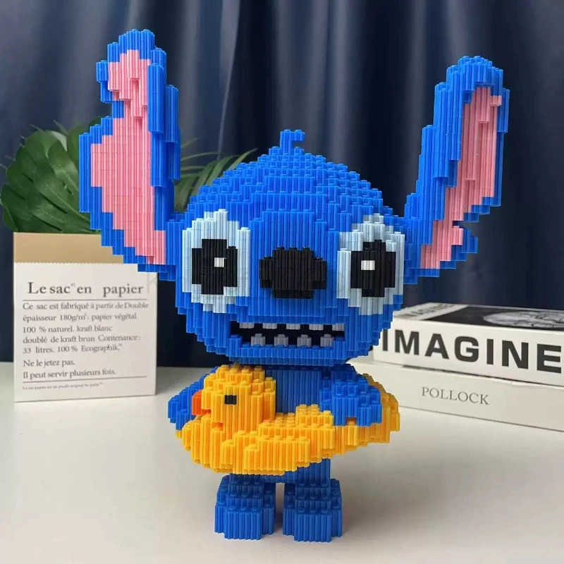 Disney 3000pcs Stitch Building Block Toy Set for Boys and Girls Birthday Christmas Childrens Adult Gift Toys Rapid Delivery H250925