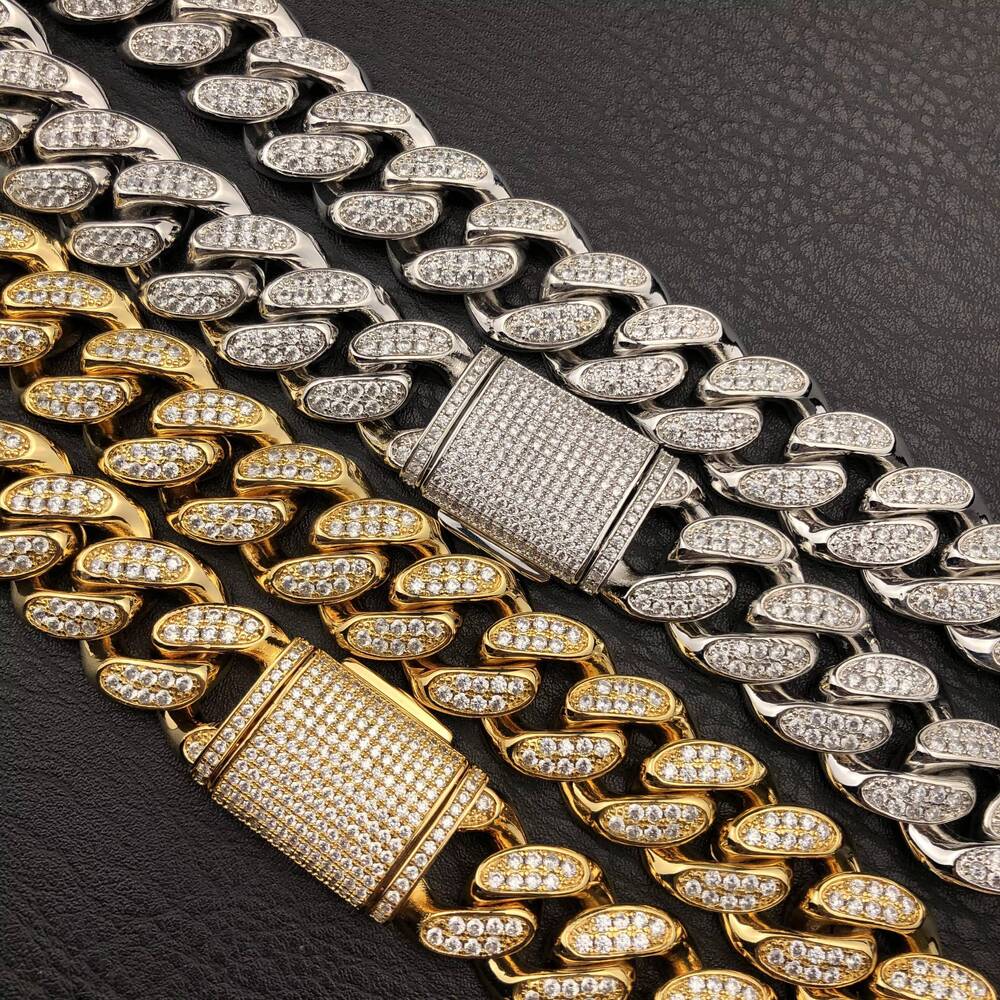 YSS Jewelry New Arrival 19mm Diamond Cuban Chain