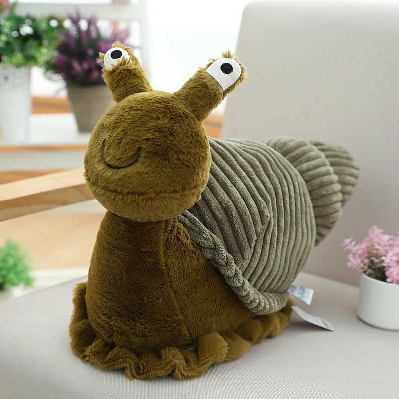 Cute 28cm 40cm Plush Snail Toy Stuffed Lifelike Insect Soft Doll Kids Toys C250925