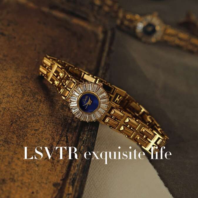 New Hot-Selling Jewelry Women's Wristwatch Vintage Gold Watch for Women