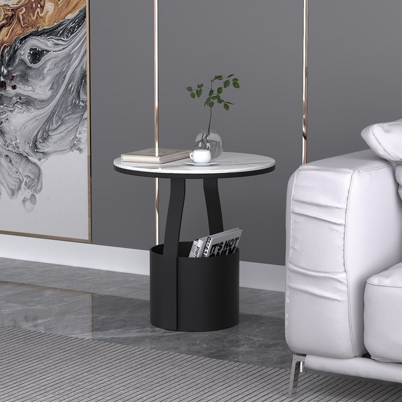 M9254 Sofa side table Italian minimalist small apartment coffee table bedside storage cabinet