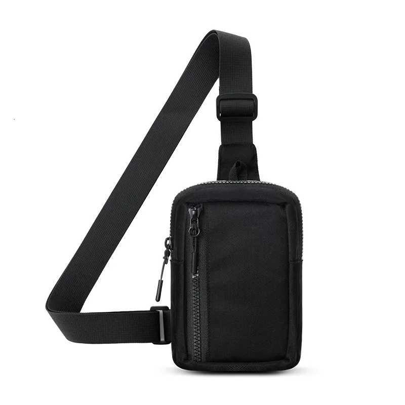 Cross border new outdoor leisure sports waterproof small chest bag mini nylon crossbody bag for men and women Z250918