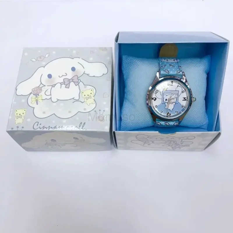 Sanrio Watch Kuromi My Melody Cinnamoroll Pompompurin Quartz Watch Holiday Birthday Children Pointer Watch Girl Boys Gifts L250925