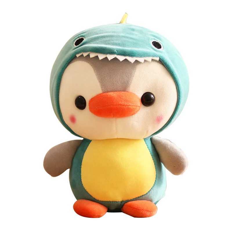 Kawaii Fashion Penguin Doll Plush Toy Little Penguin Transforms Into Dinosaur Frog Doll Plush Toy Best Childrens Toy Gift C250925
