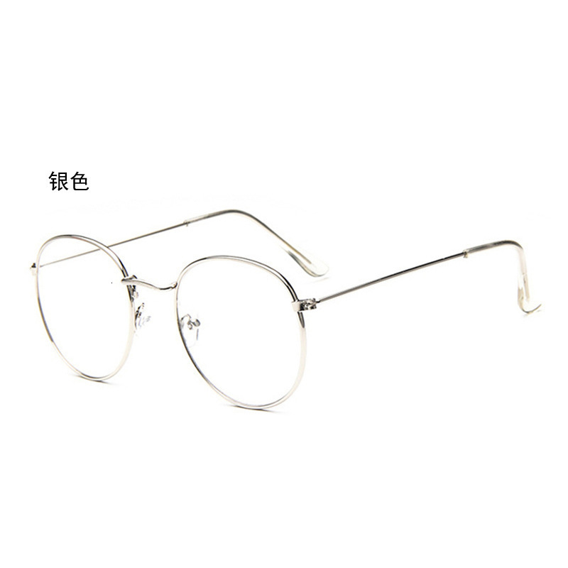 Reading Glasses Oversized Round Metal Anti Blue Light Woman Reading Glasses Men Clear Lens Vintage Eyeglasses Presbyopia Large Computer Goggles 230516