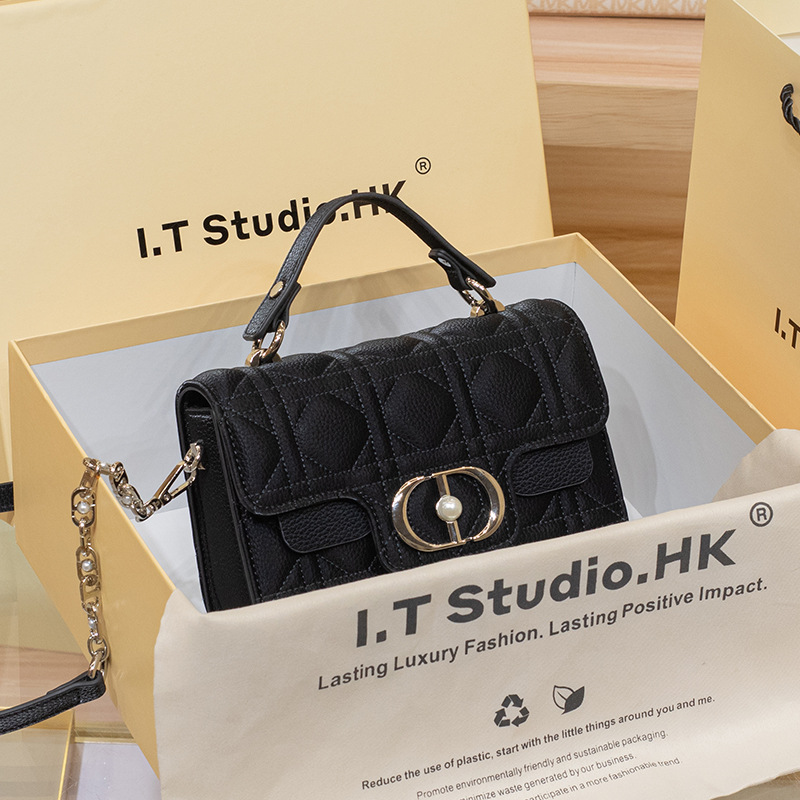 LORDLY KNACK designer bag light luxury genuine leather New trendy and fashionable chain bag single shoulder handbag for women