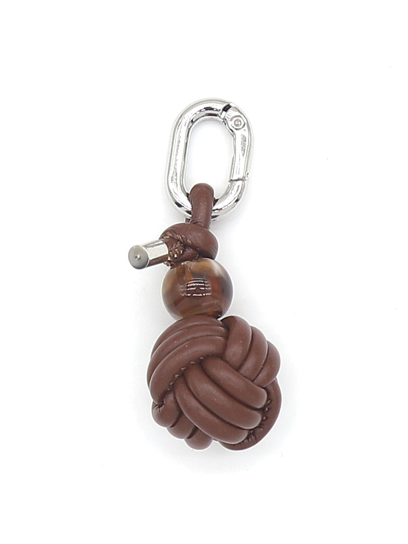 Keychain Series Handmade Woven PU Ball Keychains - DIY Bag, Shoe, and Hanging Accessories Z260130